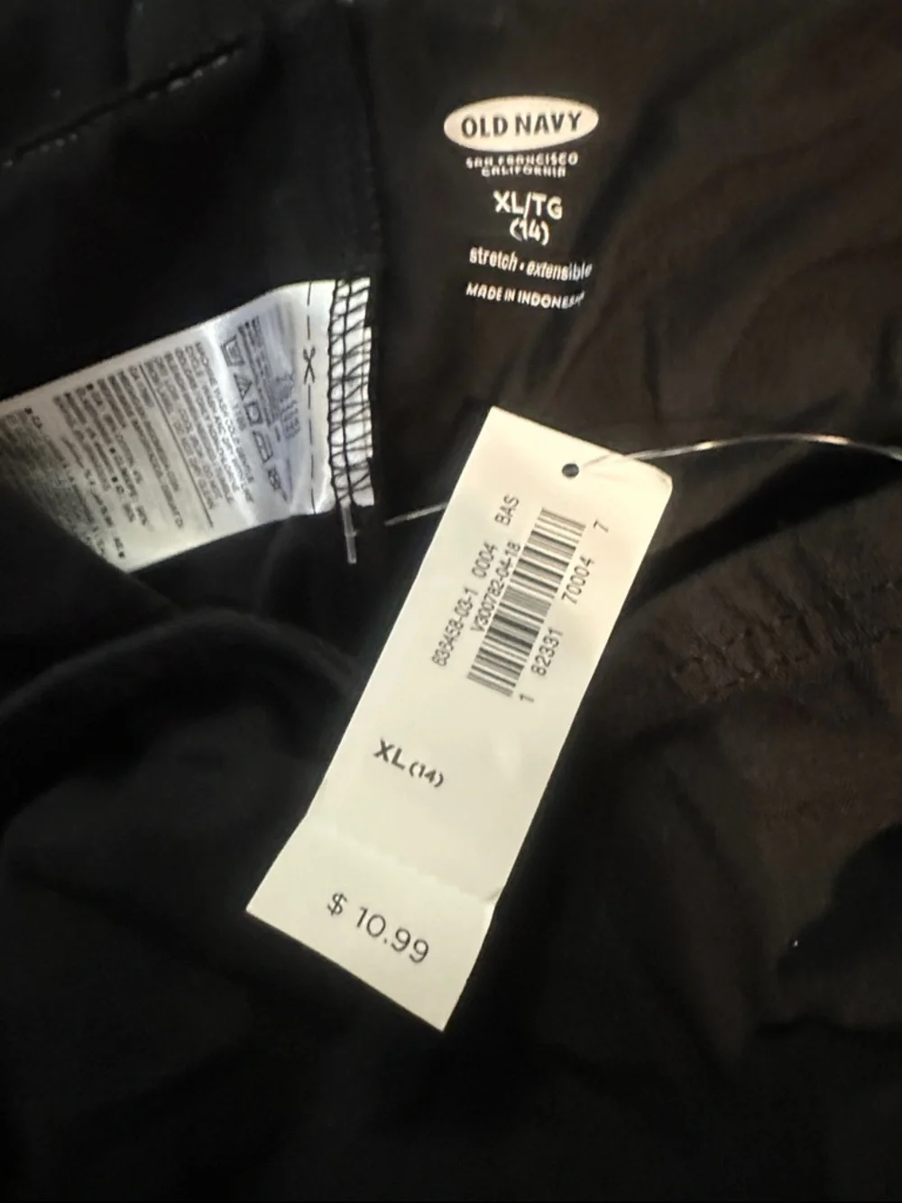 Girls Old Navy full length leggings size XL